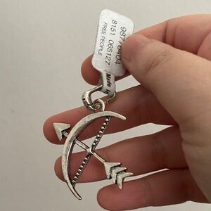 Free People Silver Bow and Arrow Charm